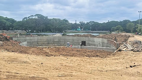 Just 30% of the work on the kalyani at Ulsoor Lake has been completed