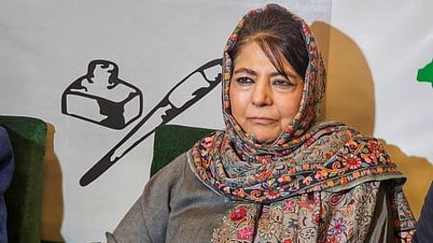 PDP president Mehbooba Mufti