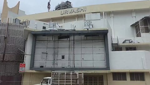 'Jana Nayagan' posters removed from Urvashi theatre in Bengaluru.