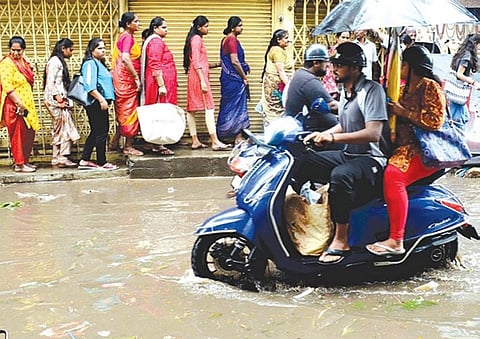 In June and July, the Southwest monsoon showed a deficit of 28 per cent -- north interior Karnataka recorded 10 per cent deficit