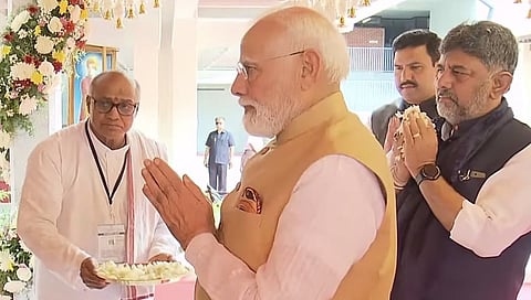 CM DK Shivakumar urges PM Modi to help, save Karnataka