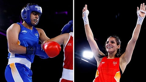 Sakshi Chaudhary, Priya Ghanghas win gold in boxing at Commonwealth Games