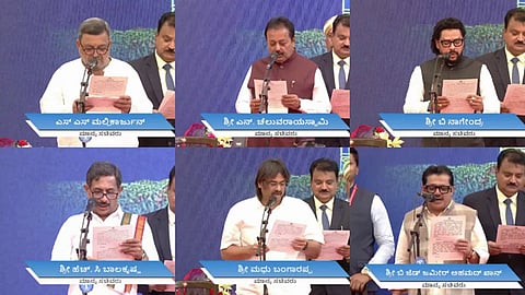 19 ministers inducted into CM Shivakumar-led cabinet in Karnataka