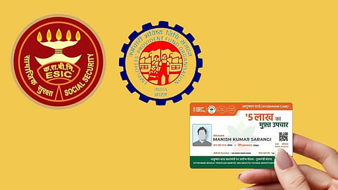 Can people with PF and ESI are eligible for Ayushman Bharat