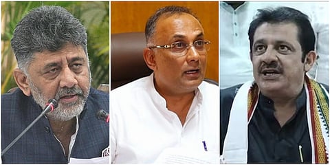 cm dkshivakumar, Dinesh Gundurao, and Zameer