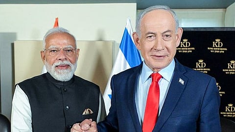 PM Narendra Modi- Benjamin Netanyahu
