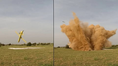 IAF tests indigenous long-range glide bomb Khagantak-243./Courtesy IAF on X