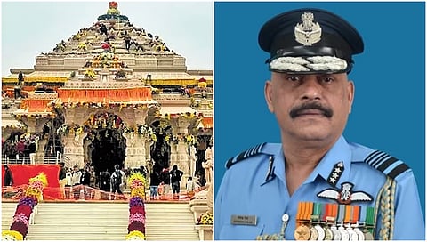 Retd Air Marshal Jeetendra Mishra Appointed CEO Of Ayodhya Ram temple