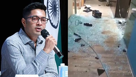 'BJP hooligans' vandalised TMC office, says Abhishek Banerjee