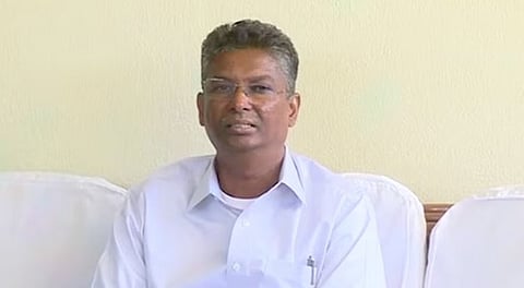 Minister Satish Jarkiholi, his residence at Kuvempu Nagar in Belagavi