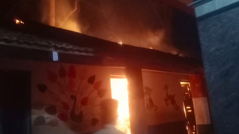 Fire breaks out at KPS school in Ramanagara