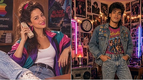 AI-made 1980s makeover