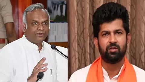 Home Minister Priyank Kharge slams Pratap Simha over Warning to the police