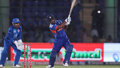 India vs Afghanistan, 2nd T20I: Sanju Samson Smashes 22-Ball 57, India Wrap Up Series Victory