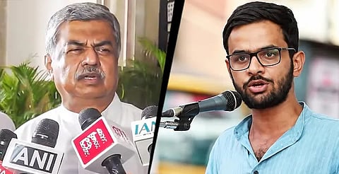 B K Hariprasad and Umar Khalid(File photo)