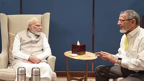 Asgarali Vohra with PM Modi