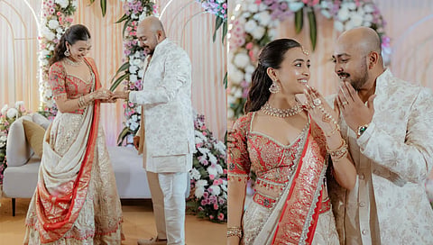 Prithvi Shaw - Akriti Agarwal Engagement
