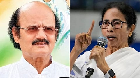 Rabiul Alam Chowdhury. (Right) Mamata Banerjee