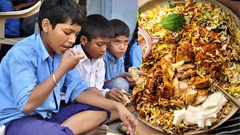 Weekly Chicken Biryani for Government School Students