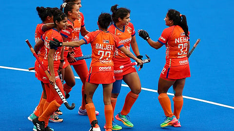 The Indian women's hockey team