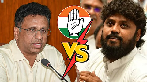 Chikkaballapur Congress Rift: MLA Pradeep Eshwar Clashes With Minister MC Sudhakar, Declares Self Made Man