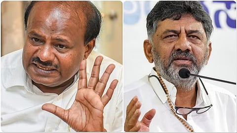 H D Kumaraswamy and D K Shivakumar