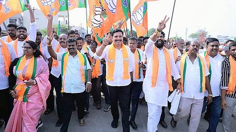 ರೈತರಿಗೆ ಬರ ಪರಿಹಾರ ನೀಡಲು ಸಾಧ್ಯವಾಗದಿದ್ದರೆ ವಿಧಾನಸಭೆ ವಿಸರ್ಜಿಸಿ ಜನರ ಮುಂದೆ ಹೋಗಿ: ಬಿ.ವೈ. ವಿಜಯೇಂದ್ರ