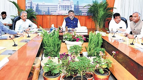 Strategic Senior Advisory Group meeting of Bangalore Metropolitan Region Economic Development Plan on Monday.