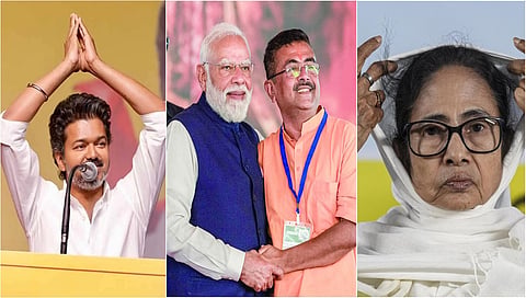 Vijay, Modi, Suvendu adhikari, Mamata banerjee