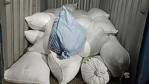 The seizure comes amid efforts by the authorities to prevent illegal transportation and diversion of ration rice meant for distribution through the PDS.