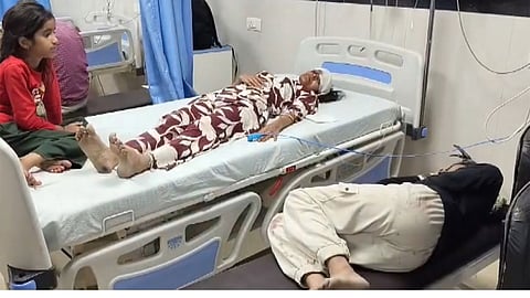 Injured passengers admitted to hospital