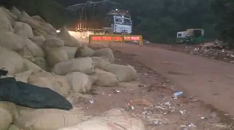 Accident spot