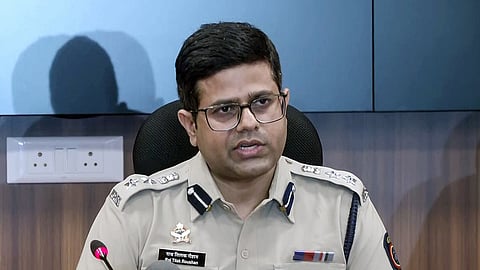 Mumbai Crime Branch DCP Raj Tilak Roushan speaks to the media