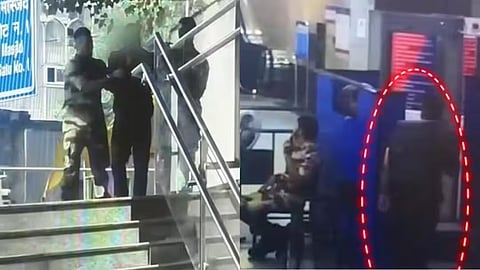 Apprehends Passenger Trying To Flee
