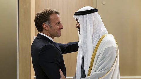 Sheikh Mohammed bin Zayed Al Nahyan, Emmanuel Macron