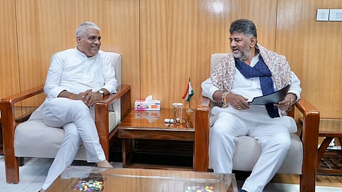CM DK Shivakumar meets Bhupender Yadav in Delhi; seeks removal of sugar factory from eco-sensitive zone