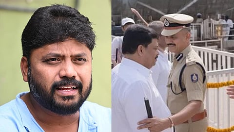 MLA Pradeep Eshwar demands, action against the police officer who stopped the ministers