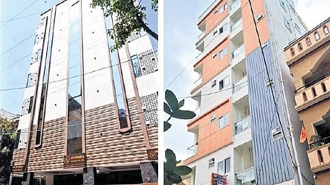 Buildings in AECS Layout are being run as illegal paying guest accomodations.