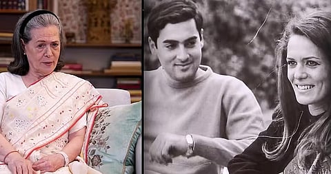 Sonia Gandhi and Rajeev Gandhi