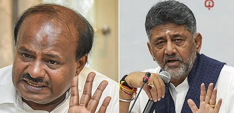 H D Kumaraswamy, D K Shivakumar