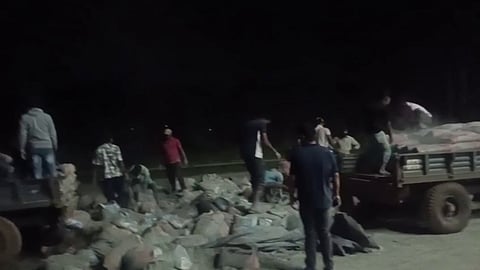 Truck Overturns on Hassan Highway: Hundreds of Cement Bags Allegedly Looted Overnight