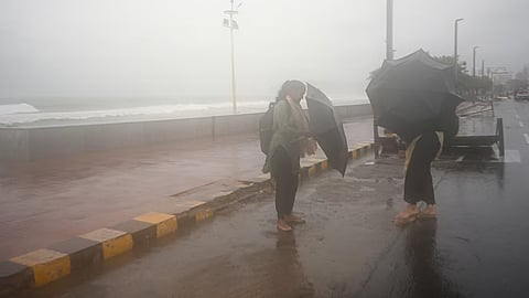 Cyclone Arnabs early morning landfall