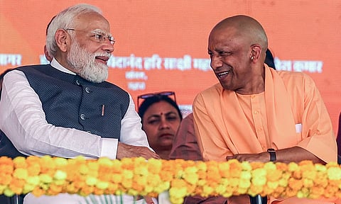 Prime Minister Narendra Modi and Uttar Pradesh Chief Minister Yogi Adityanath