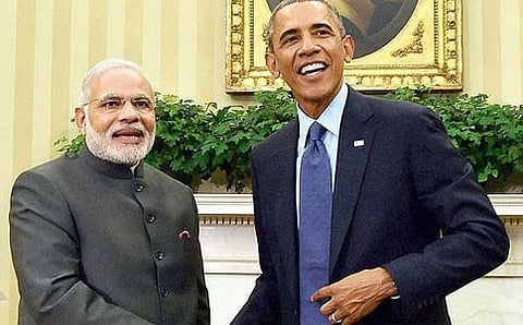 ಬರಾಕ್ ಒಬಾಮ & ನರೇಂದ್ರ ಮೋದಿ