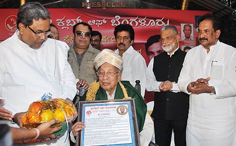 ಪ್ರೆಸ್ ಕ್ಲಬ್ ವರ್ಷದ ವ್ಯಕ್ತಿ ಡಾ.ಕೆ.ರಾಧಾಕೃಷ್ಣನ್