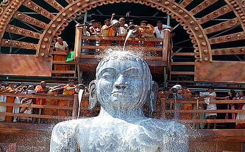 ಬಾಹುಬಲಿ ಸ್ವಾಮಿಯ ಮಹಾಮಸ್ತಕಾಭಿಷೇಕ