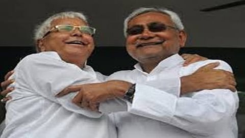 ಮಹಾಮೈತ್ರಿಕೂಟದ ನಾಯಕರಾದ ಲಾಲು ಪ್ರಸಾದ್- ನಿತೀಶ್ ಕುಮಾರ್