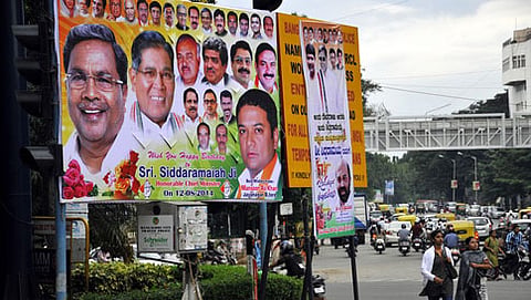 ಫ್ಲೆಕ್ಸ್ ನಿಷೇಧಕ್ಕೆ ಭಾರಿ ವಿರೋಧ (ಸಂಗ್ರಹ ಚಿತ್ರ)