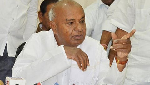 ಜೆಡಿಎಸ್ ರಾಷ್ಟ್ರಾಧ್ಯಕ್ಷ ಹಾಗೂ ಮಾಜಿ ಪ್ರಧಾನಿ ಎಚ್ ಡಿ ದೇವೇಗೌಡ (ಸಂಗ್ರಹ ಚಿತ್ರ)