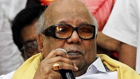 ಡಿಎಂಕೆ ಮುಖ್ಯಸ್ಥ ಎಂ.ಕರುಣಾನಿಧಿ